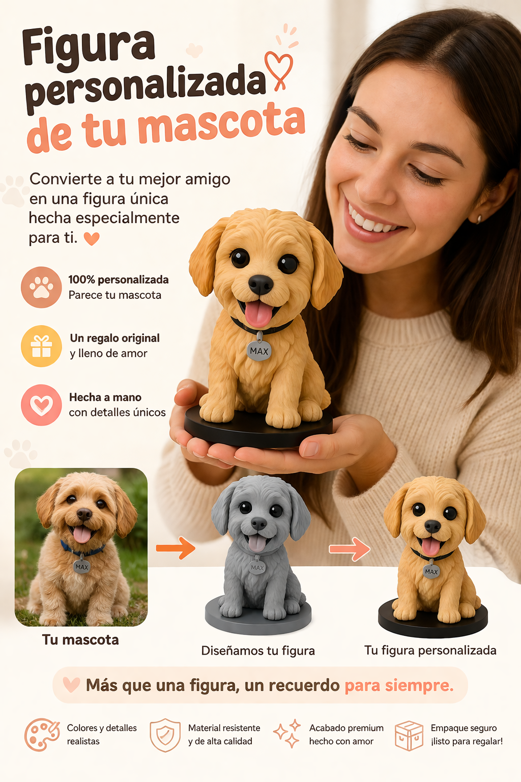 Figura personalizada de tu mascota