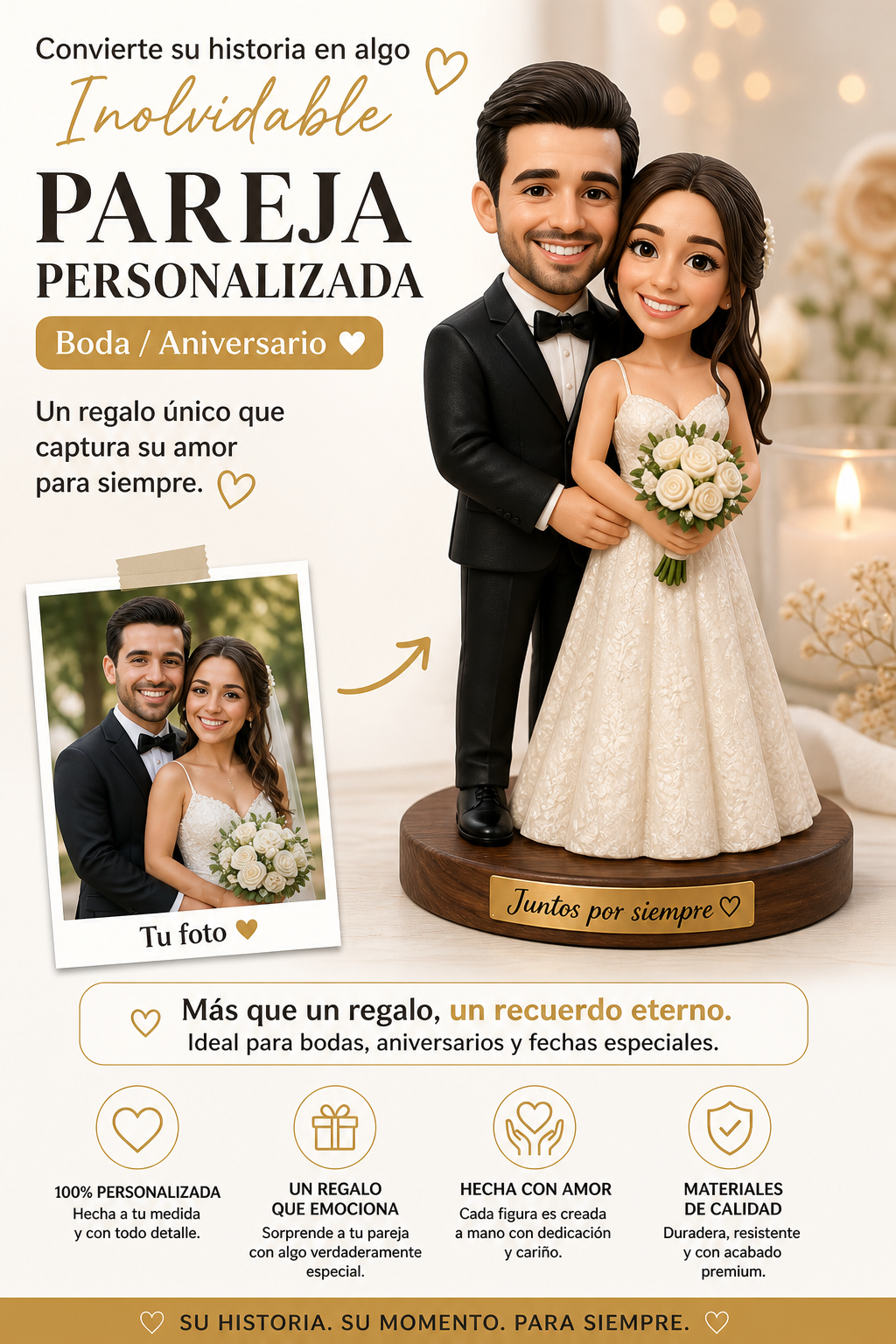 Pareja personalizada (Boda/Aniversario)