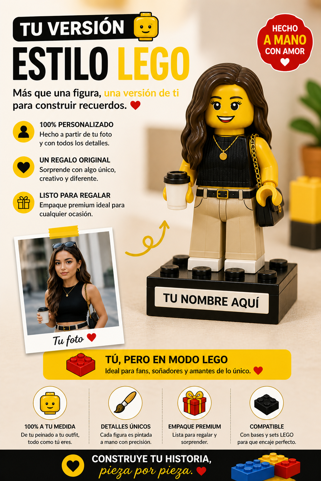 Tu versión estilo Lego